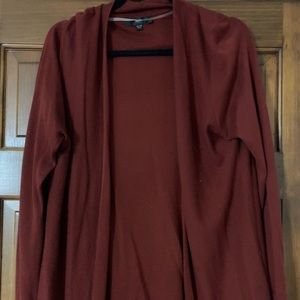 Maroon Cardigan Sweater